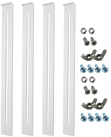 Drawer Repair Kit - Heavy Duty Quick Release Hardware | Drawer Replacement Support Bracket | for Wooden MDF Chipboard Home Office Kitchen Cabinet Dresser Furniture