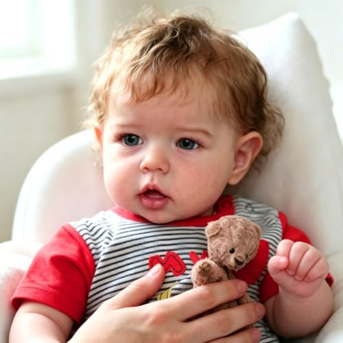 Anano Bebe Reborn Niño Cuerpo Complet-50CM Muñecas Bebe Reborn Realista, Muñeco Reborn Vinilo Cuerpo Completo, Bebés Réborn De Vinilo Bañar con Accesorios
