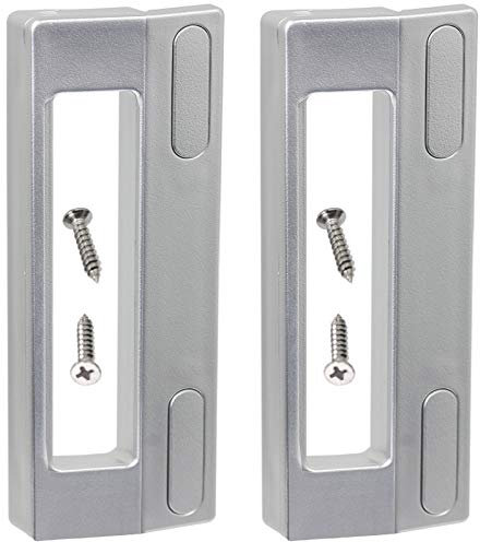 Spares2go Door Handle for Kenwood Fridge Freezers (Pack of 2, 190mm Grey/Silver)