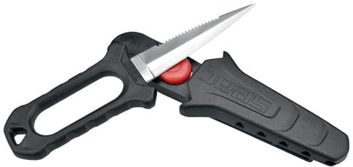 Seac Devil INOX Tauchermesser, für Gerätetauchen, Schnorcheln und Wassersport
