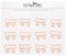 100% Mosel Büroklammern Roségold, 12 Stück, in Schleifenform (3,3 x 2,4 cm), edle Klammern aus Metall, modernes Accessoire fürs Büro/Homeoffice, elegante Deko zu besonderen Anlässen