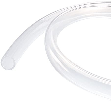 sourcing map PVC Transparenter Schlauch Vinylschlauch 19mm ID 24mm OD 2.5m Flexibles Leichtgewicht für Wasserschlauch, Luftleitung