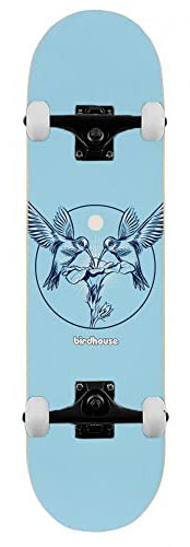 Birdhouse Skateboard Hummingbird Logo, 21 cm, Blau