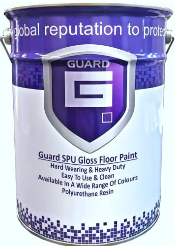 Guard SPU - Floor Paint Ideal for Warehouses, Garages, Factories, Concrete Floors, 20 COLOURS - 5 Litres (Blue Lilac (RAL 4005))