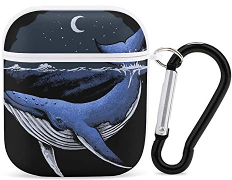 Airpods-Hülle Blauwal Dem Wasser Airpod Hard Case Cover Kopfhörerhüllen Für Apple Airpods1 Airpods2