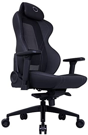 Cooler Master Hybrid 1 Ergonomic Gaming Chair MuscleFlex® Mesh, Cold-Molded Foam, Steel Frame | Aluminum Base. 180 Reclining, Adjustable Lumbar Support | Gas Lift, 360° Swivel for PC Game | Office