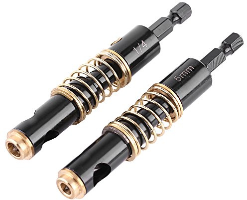 Dioche Self Centering Drill Bit, Professioneller Zentrierbohrer für Türscharniere in Holz und Kunststoff (5 mm & 1/4 Zoll)