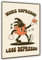 Wonkali Lustiges Retro-Wohnungsdekor, ästhetisch, Espresso, weniger Depresso-Kaffee-Poster, flippiges Kaffeebar-Wagendekor, 3,093.7 cm, ungerahmt