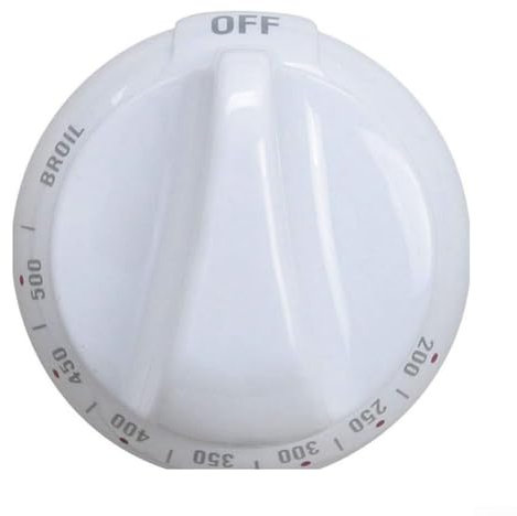 ﻿ Oven Range Thermostat Knob, Oven Control Knob, 11X7X3.5cm ABS White WB03K10036 Control Knob For General For Electric Oven