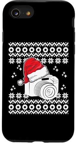 Coque pour iPhone SE (2020) / 7 / 8 Appareil photo de Noël amusant pour photographe