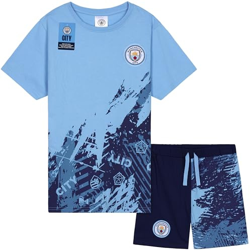 Get Trend Pyjamas for Boys Teens Short Football PJs Set Breathable Nightwear Loungewear Jammies Sleepwear Boys Gifts