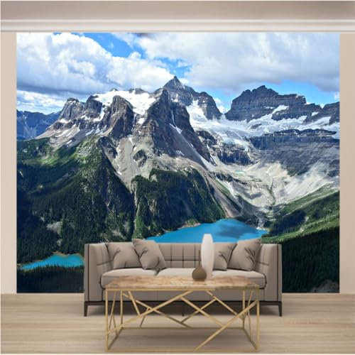WYXWZ Papier Peint Panoramique Trompe l'oeil 3d Photo Mural Intissé Wallpaper Motifs de Fond d'écran pour Salon, Chambre, TV Fond, Bureaux L 200 x 140cm (Largeur x Hauteur) Paysage de Nature
