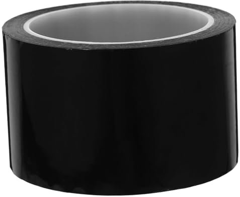 BUGUUYO Moisture Heat Resistant Black Light Dimming Tape 60mmx50m Adhesive Light Dimming Film for Windows