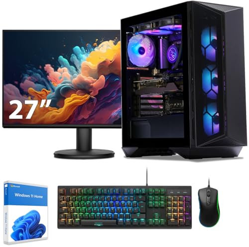 Sedatech Pack PC Gamer ATX Compact • AMD Ryzen 7 9800X3D • RTX4060Ti • 32Go DDR5 • 2To SSD M.2 • Windows 11 • Moniteur 27''