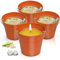 4 x 200g Große Citronella Kerze Outdoor, 180 Std Brenndauer Duftkerze Zitronella Kerze für den Garten, Natürliche Sojawachs Outdoor Kerzen für Camping, Balkon,Terrasse, Grillen, Sommergeschenk
