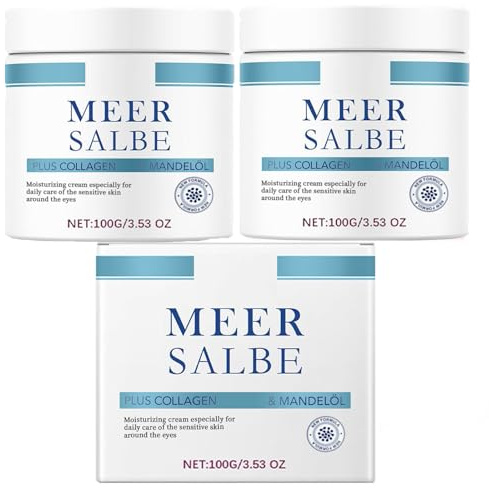 Meer Salbe HäNde Und NäGel, Aktive Meeressalbe mit Glycerin & Meeresmineralien, Intensive Meeres-Salbe für trockene Haut, Meerwassersalbe zum Feuchtigkeitspflege für alle Hauttypen (2)