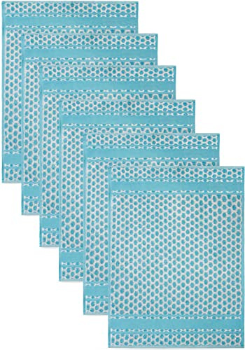 normani 6er Set Frottee Baumwoll Geschirrtücher Küchentücher Geschirrhandtücher aus 100% saugstarker Baumwolle 50x70 cm
