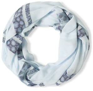 Cecil Loop Schal mit Leo-Streifen watercolour blue A