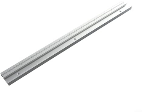 Holzbearbeitungs-T-Schiene mit Skala für individuelle Zaunsysteme und Schlitten, Aluminium-Legierungs-Konstruktion sorgt für Stabilität (500 mm)