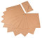 ewtshop® 60 tlg. Set Kraftpapier Klappkarten und Briefumschläge aus Naturkarton für Gruß- und Glückwunschkarten, Einladungskarten, Weihnachtskarten zum kreativen Selbstgestalten