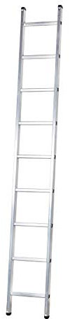 ALTIPESA Escalera Profesional de Aluminio de Apoyo Simple 9 peldaños Serie Basic
