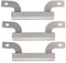 BBQ-Element Grill Crossover Brenner Ersatzteile für Brinkmann 810-3660-S, 810-8502-S, 810-8501-S, 810-8411-5, 3er Set Edelstahl Tragrohr für Charmglow 810-7450-S und andere Grills.