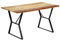 vidaXL Esstisch Küchentisch Vintage Industrie-Stil Holztisch Esszimmertisch Speisetisch Massivholztisch Tisch 140x80x76cm Recyceltes Massivholz