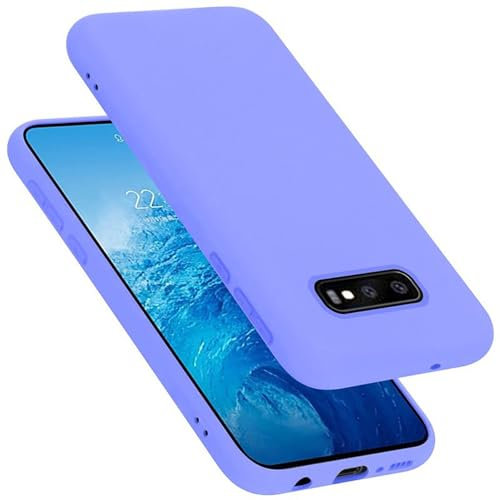 cadorabo Coque Compatible avec Samsung Galaxy S10e, Étui Housse en Silicone- Coque pour Galaxy S10e- Protection Antichoc, Anti-Empreintes- TPU Housse de Protection - Mat Liquid Light Purple