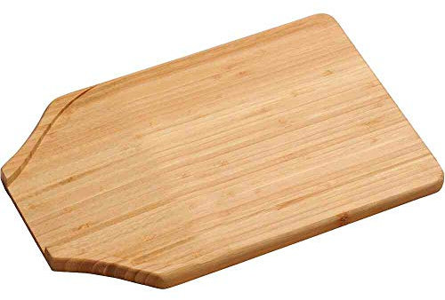 Kesper Planche à découper en bambou 36 x 25 cm, épaisseur de 2 cm, bambou FSC, grande planche à petit-déjeuner en bois, planche à sandwich, planche à pain, planche de service