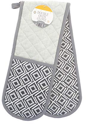 Beamfeature Country Club Lemons Double Oven Gloves (Geometric)