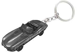 Sportwagen Cabrio E Type Series 1 Roadster ref102 Auto Schlüsselanhänger Oldtimer Zinn Optik