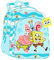 Safta-S4306513 Mochila Junior Adapt.Carro Bob Esponja Stay Positive 32X38X12Cm, Multicolor, Talla única (612291640)