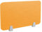 Icegrey Akustik Trenn-Wand für Schreibtisch Filz Freistehender akustischer Schreibtischteiler Reduzieren Sie Lärm und visuelle Ablenkungen mit 2 Clips, Gold Bronze, 100x30cm