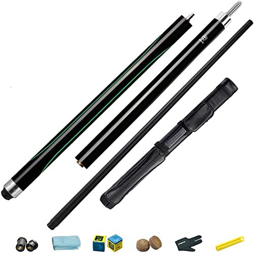 Pool-Billardqueues 59 In 20 Oz Snooker-Queue Für Erwachsene, Ahorn-Pool-Queue, 1/2 Gegliederter Kohlefaser-Profi-Billard-Pool-Queue Mit 13-mm-Spitzen, Für Billardliebhaber