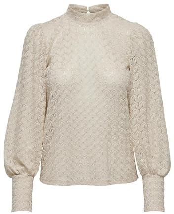 JDYAVERY L/S LACE TOP JRS NOOS