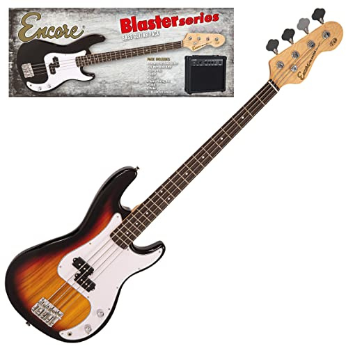 Encore E40 Blaster Bassgitarren-Set, Sunburst