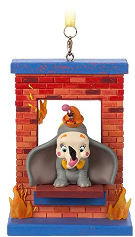 Disney Dumbo-Skizzenbuch, Ornament - Dekorations-Figur - Metall - Hängend - Urlaub - Zirkus