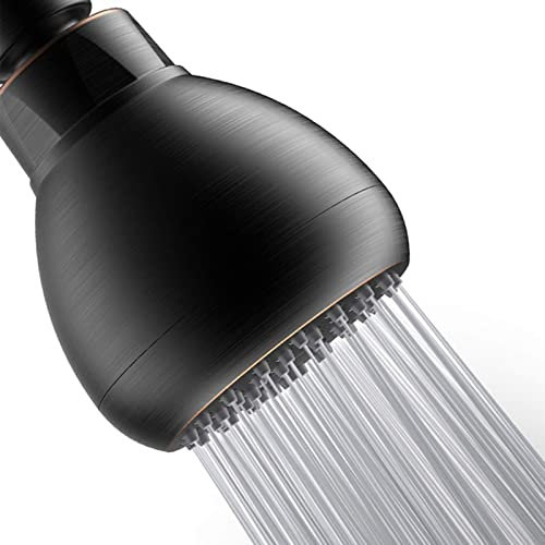 wojonifuiliy01 Duschkopf Hochdruck Regen Luxus Moderner schwarzer Look Der perfekte verstellbare Ersatz für Ihre Badezimmerduschköpfe Schwarz Elbe Gartendusche Edelstahl (Black, One Size)
