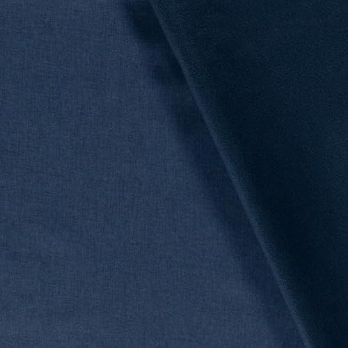 Softshell MELLY, melange, MELIERT, Ökotex Stoffe, Meterware, wasserabweisend,Jacken, Hosen, Regenschutz 0,5 m Schritte (Marine)
