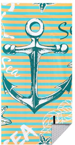 Telo Mare xxl 200×100 cm, Asciugamano Grande In Microfibra Ad Asciugatura Rapida, Telo Bagno Senza Sabbia, Coperta Da Spiaggia Donna