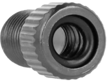 REY 2X Adaptador para la Válvula de Bicicleta Presta a Schrader, de Fina a Gorda, Aleación de Aluminio, Plateada