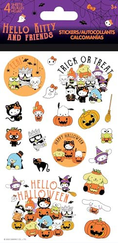 Hello Kitty and Friends – Halloween – 2024 – Standard 4 Blatt Aufkleber Standard Aufkleber – 4 Blatt
