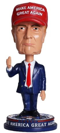 gifyym Resin Figuren Puppe | Wackelkopf Bobblehead Figuren | Einzigartiges Design für Autoaccessoires | Europäisch-Amerikanischer Charakter für Kinderzimmer