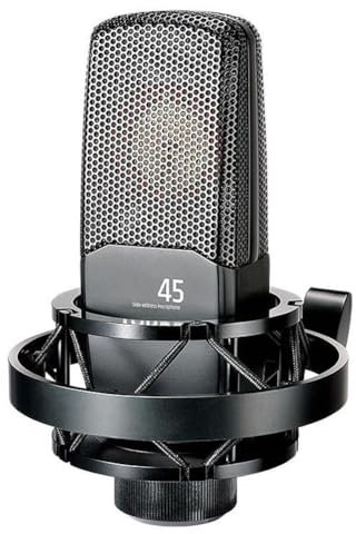 Kioball Microphone Professionnel D'Enregistrement à Trois Modes avec Suspension Antichoc et Filtre pour L'Enregistrement Vocal, Les Podcasts, la Radio et Microphone à Condensateur.