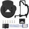 Rixavleo GC Loader - Kit adattatore in plastica per scheda SD NGC CUBEODE V1.2 aggiornamento emulatore unità ottica (nero, staffa di montaggio in plastica)