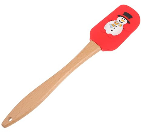 LOLIPPYY Christmas Cake Spatula Christmas Baking Spatula Xmas Dish for Theme Wedding Holiday Making Silica Gel