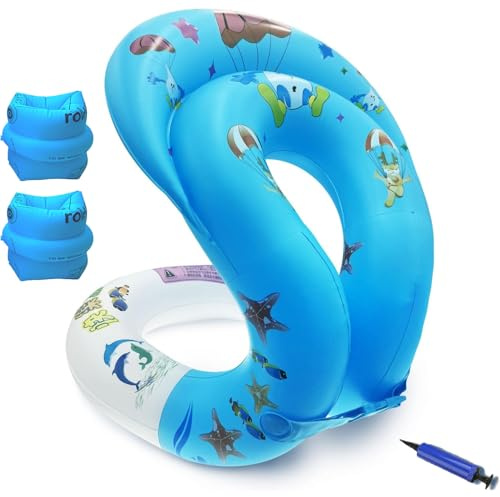 Chaqueta de Natación Inflable, con un par de Manguitos Piscina (L)