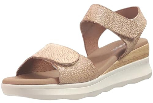 Xapatan, Gondola-1981, Femme Nu-pied Beige cuir légèrement grainé - 38 EU