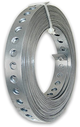 10m 17/6 Lochband - Montageband Stahl verzinkt