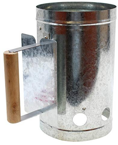 Tablecraft Holzkohle-Kamin, 27,3 x 17,1 x 27,9 cm, Grau